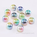 Highlight crafts using colored pearl beads diy